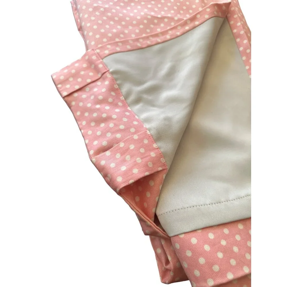 Pottery Barn Kids Pink Polka Dot Black Out Curtains ‎ 2 Panels